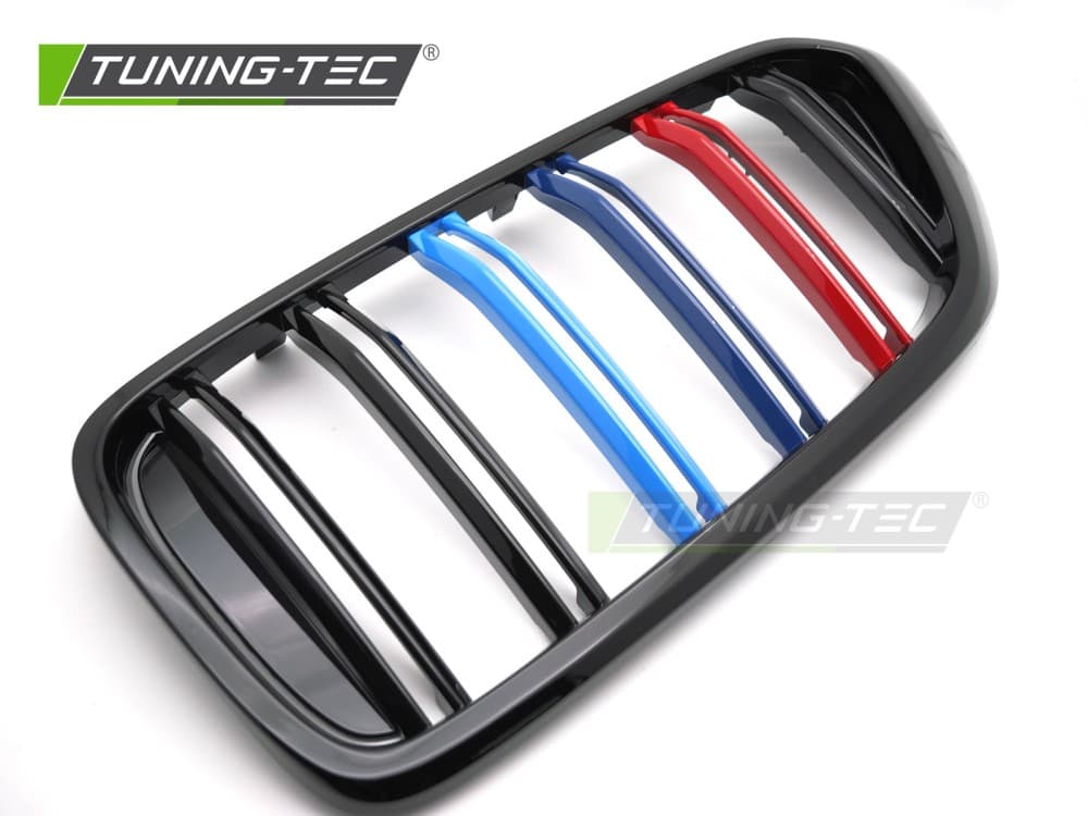 Predná maska BMW G32 17-20 Sport Glossy Black Tri-Colour Double Bar – náhľad 3