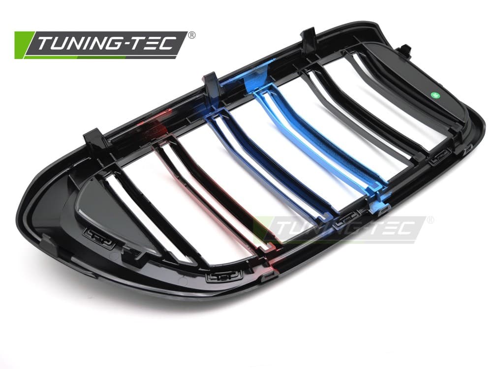 Predná maska BMW G32 17-20 Sport Glossy Black Tri-Colour Double Bar – náhľad 4