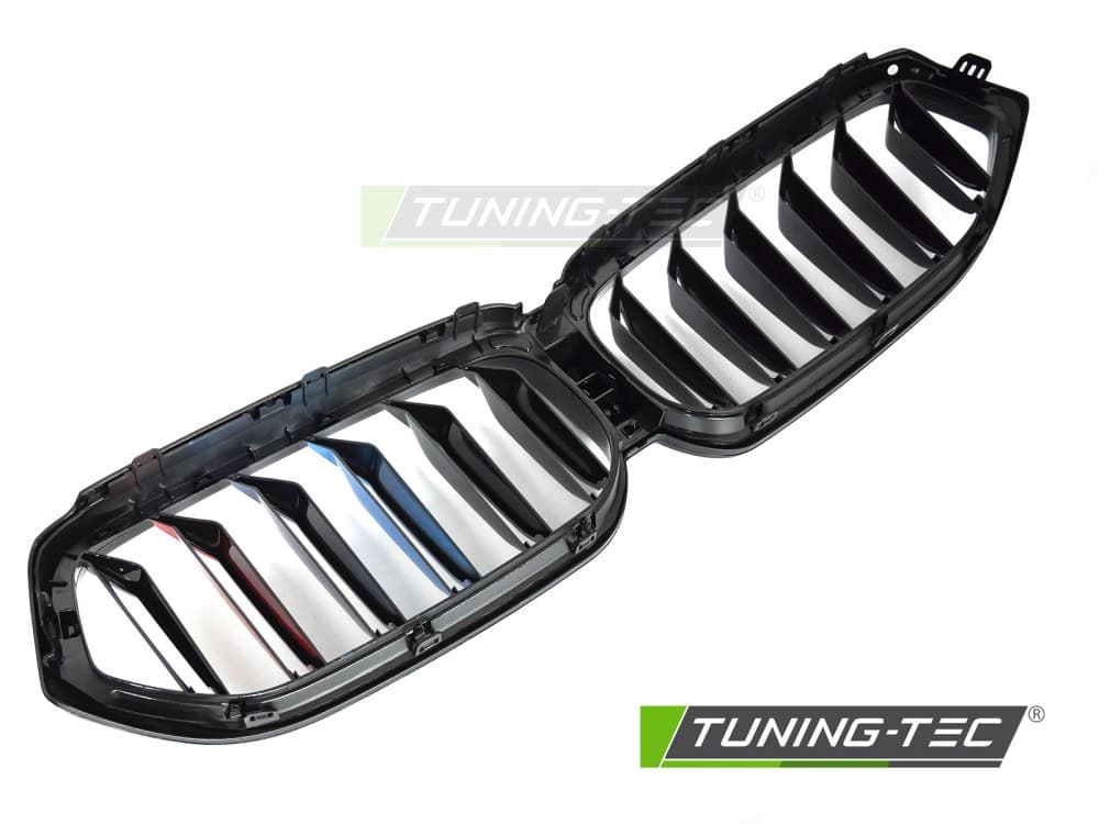 Predná maska BMW 6er G32 LCI 20-23 Sport Glossy Black Tri-Colour Double Bar – náhľad 4
