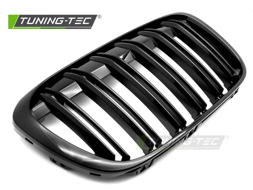 Predná maska BMW X1 F48 15-20 Sport Glossy Black Double Bar – náhľad 3