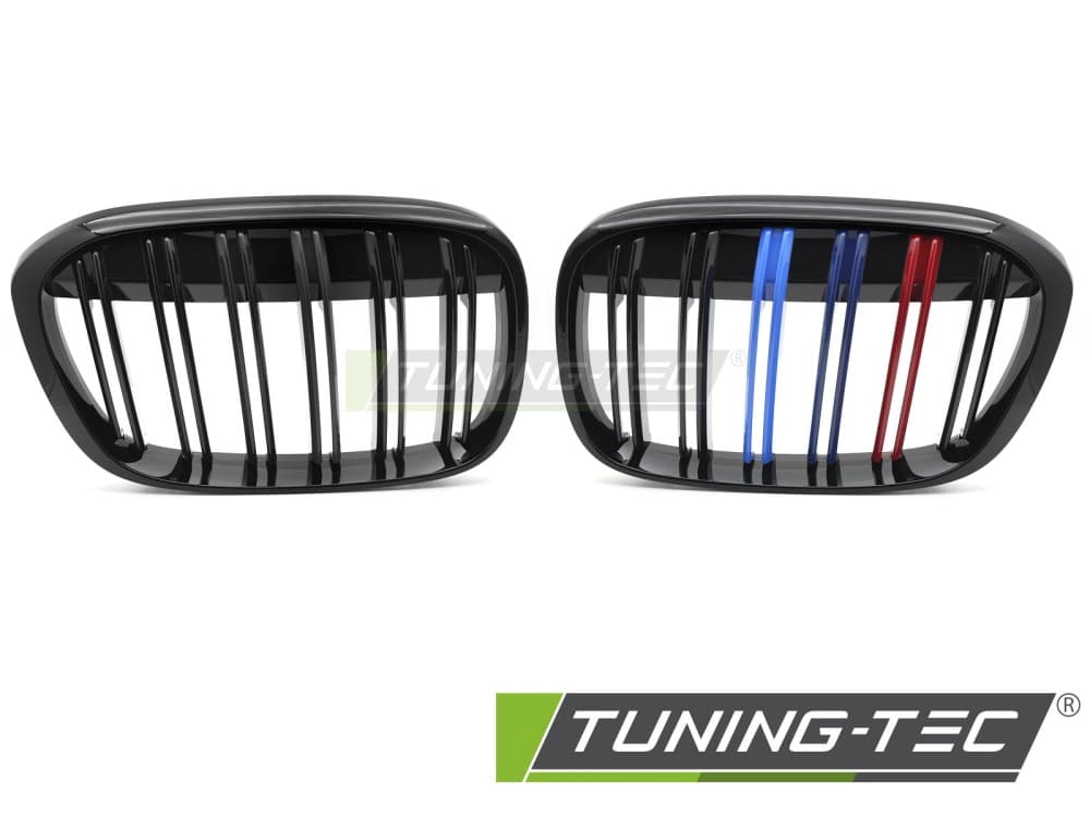 Predná maska BMW X1 F48 15-20 Sport Glossy Black Tri-Colour Double – náhľad 2