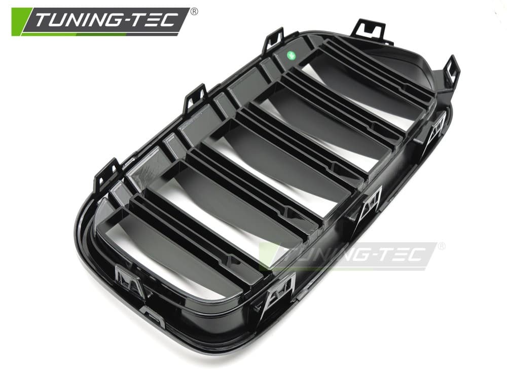 Predná maska BMW X2 F39 18-23 Sport Glossy Black Double Bar – náhľad 4
