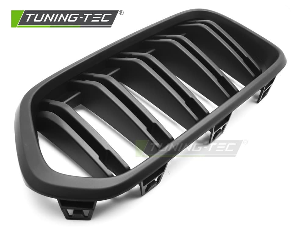 Predná maska BMW X2 F39 18-23 Sport Matt Black Double Bar – náhľad 3