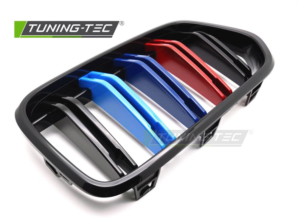 Predná maska BMW X2 F39 18-23 Sport Glossy Black Tri-Colour – náhľad 3