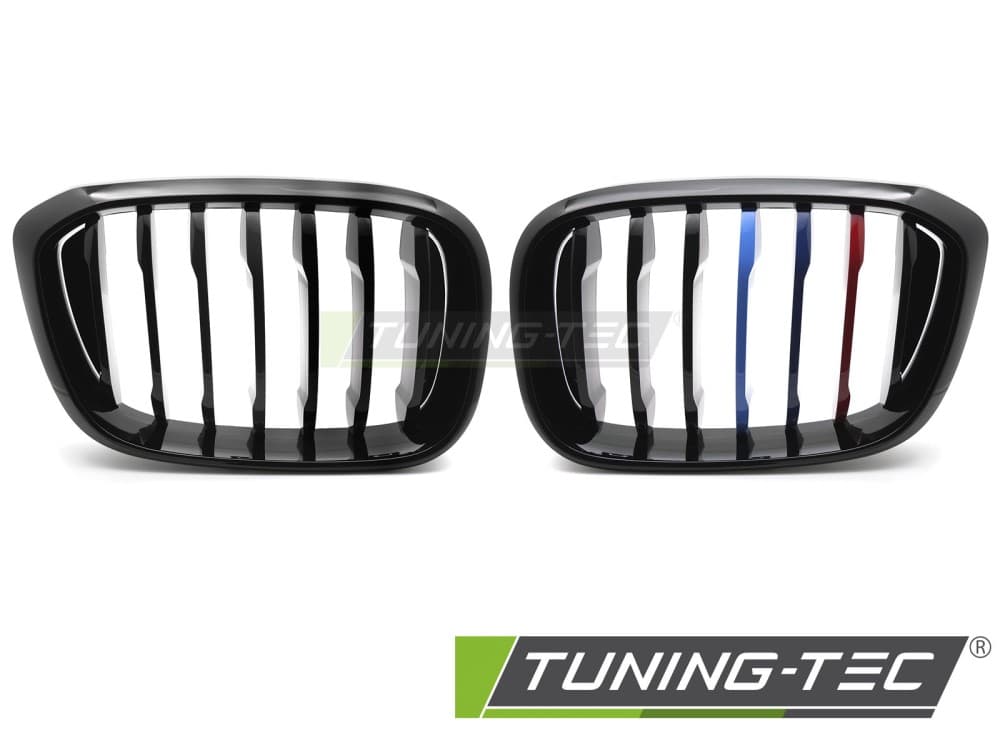 Predná maska BMW X3 G01 17-21 / X4 G02 18-21 Black Tri-Colour – náhľad 2