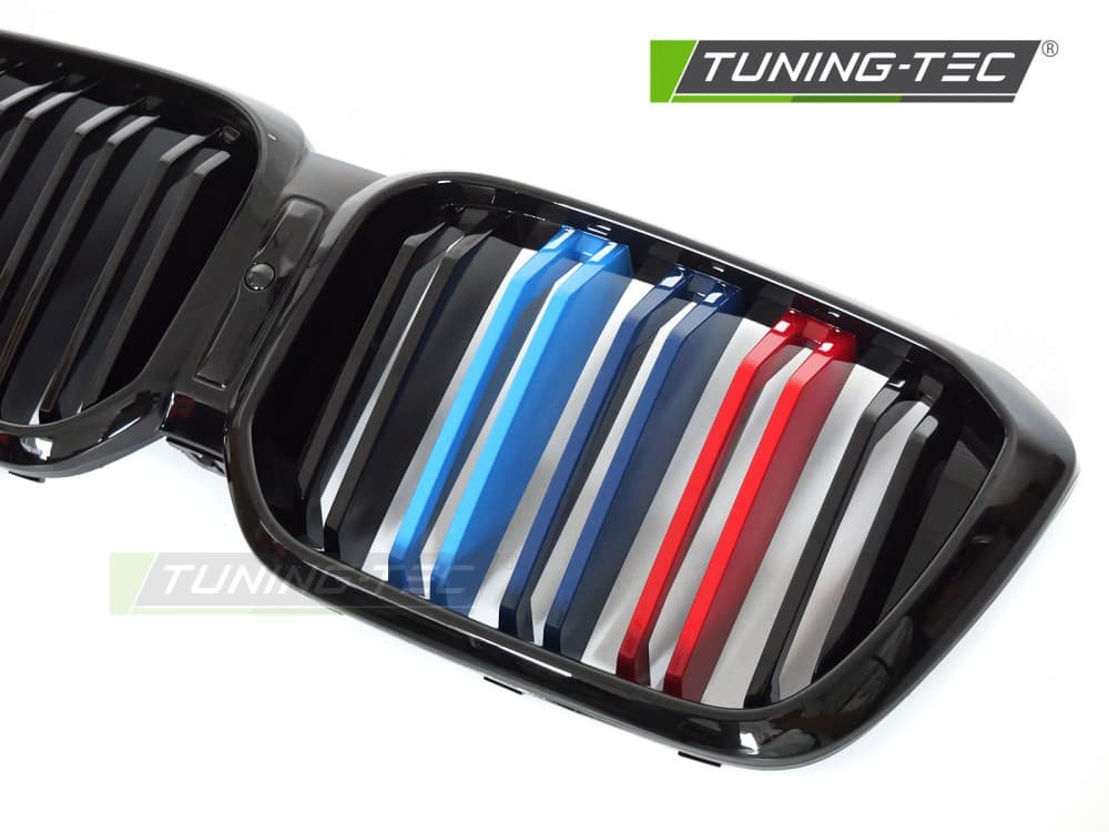 Predná maska BMW X3 G01 LCI / X4 G02 LCI 21-25 Sport Glossy Black Tri-Colour Double Bar – náhľad 3