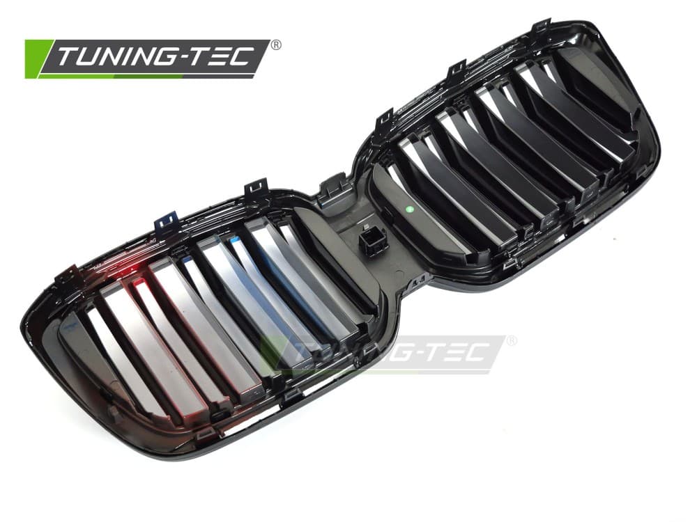 Predná maska BMW X3 G01 LCI / X4 G02 LCI 21-25 Sport Glossy Black Tri-Colour Double Bar – náhľad 4