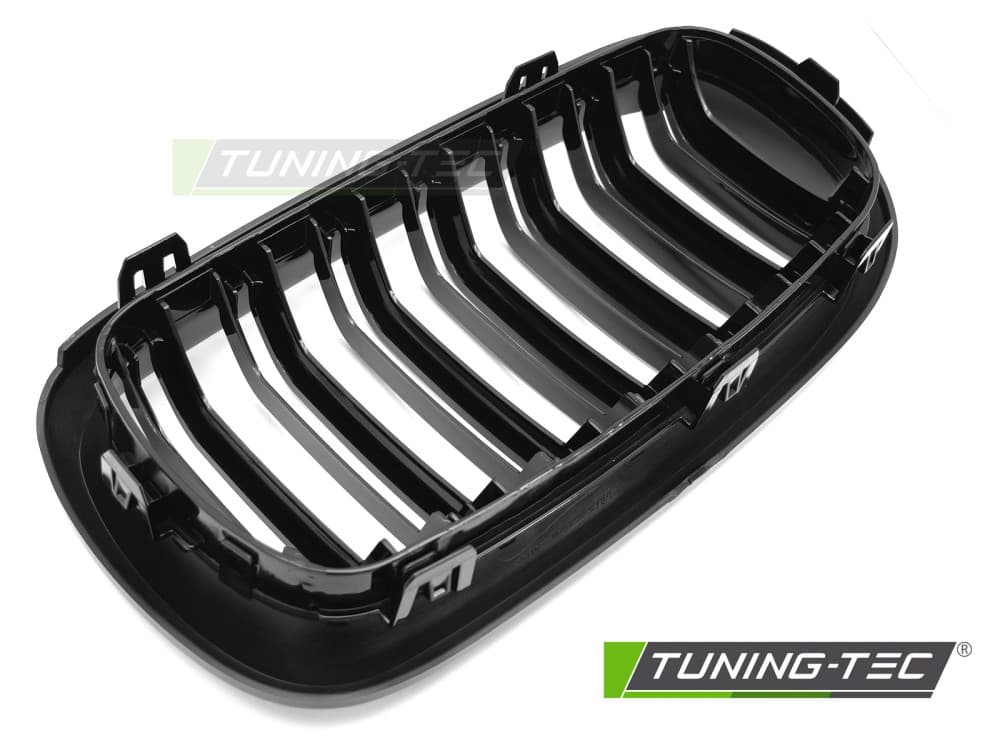 Predná maska BMW X5 F15 13-18 / X6 F16 14-19 Sport Glossy Black Double Bar – náhľad 4