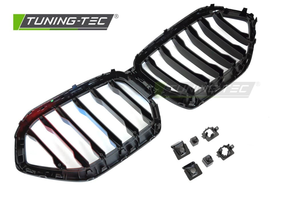 Predná maska BMW X6 G06 19-23 Glossy Black Tri-Colour – náhľad 4
