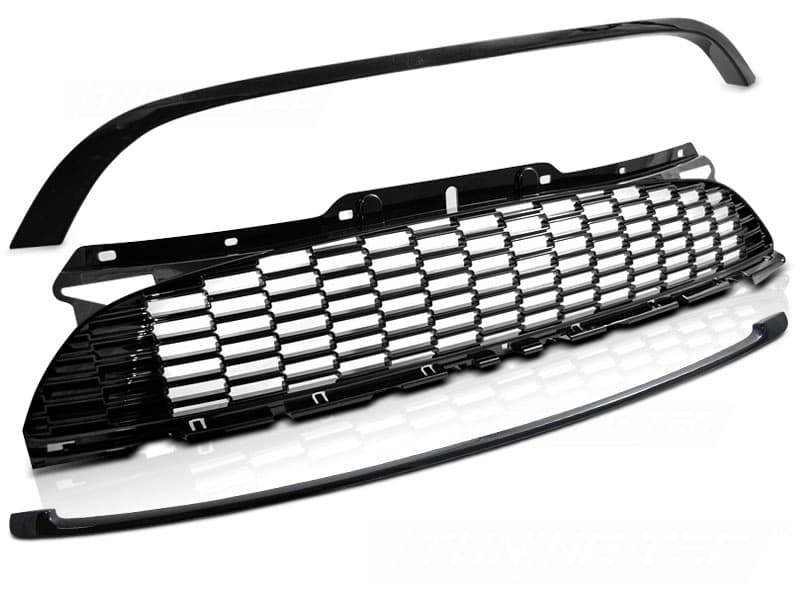 Predná maska Mini Cooper S/JCW R56/57/55 06-14 Glossy Black – náhľad 3