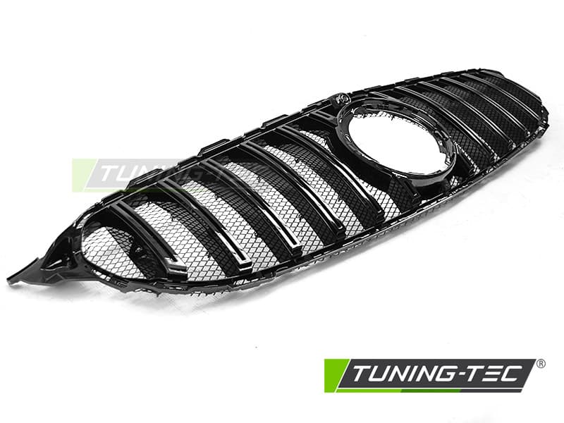 Predná maska Mercedes W205 18- GT-R Look Glossy Black – náhľad 3
