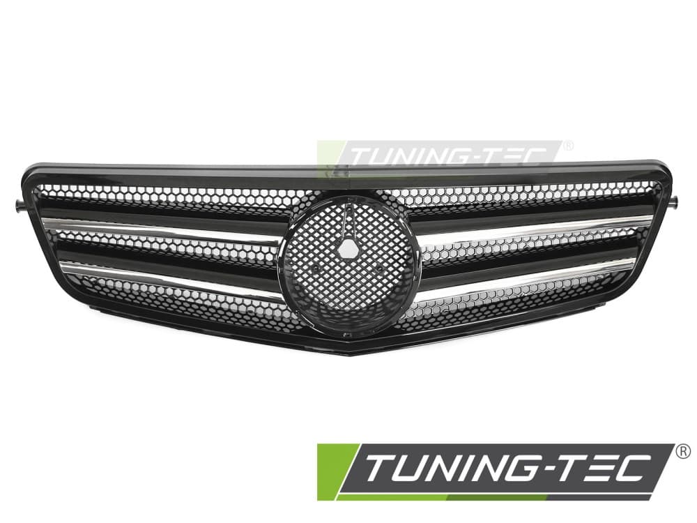 Predná maska Mercedes C trieda W204 / S204 07-14 Sport CL Style Black Chrome – náhľad 2