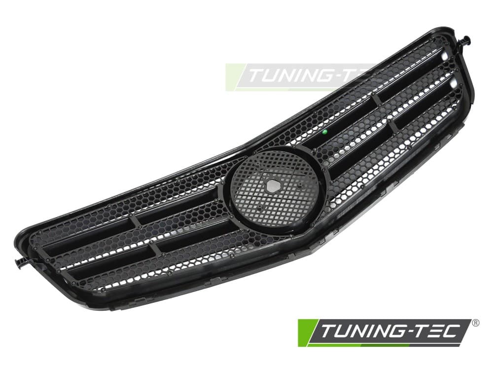 Predná maska Mercedes C trieda W204 / S204 07-14 Sport CL Style Black Chrome – náhľad 4