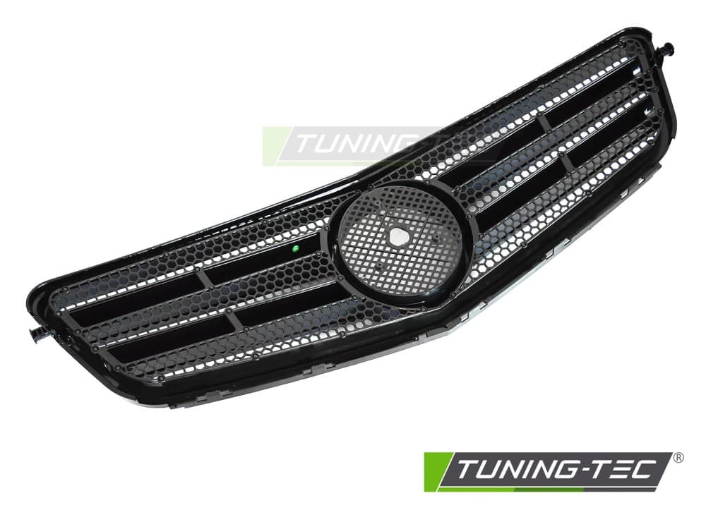 Predná maska Mercedes C trieda W204 / S204 07-14 Sport Glossy Black – náhľad 4