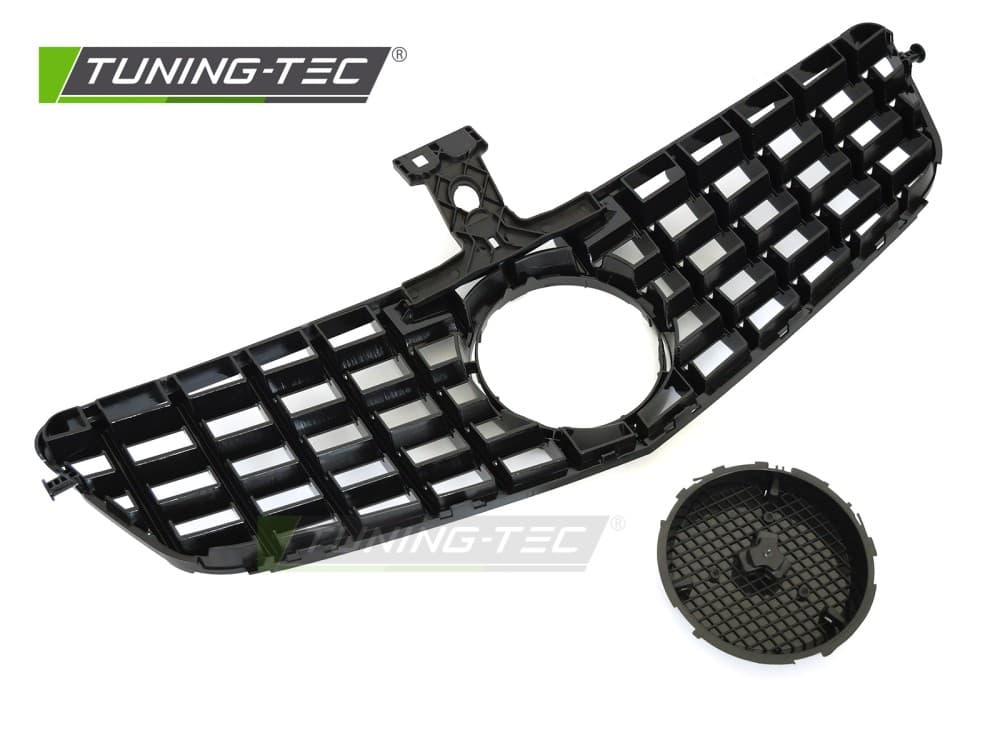 Predná maska Mercedes C trieda W204 / S204 07-14 Sport Black Chrome GT Style – náhľad 4