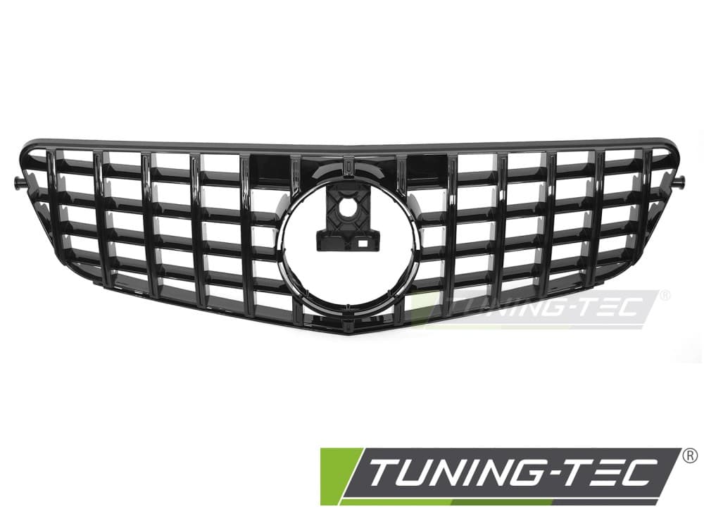Predná maska Mercedes C-Trieda W204 / S204 07-14 GT Style Glossy Black – náhľad 2