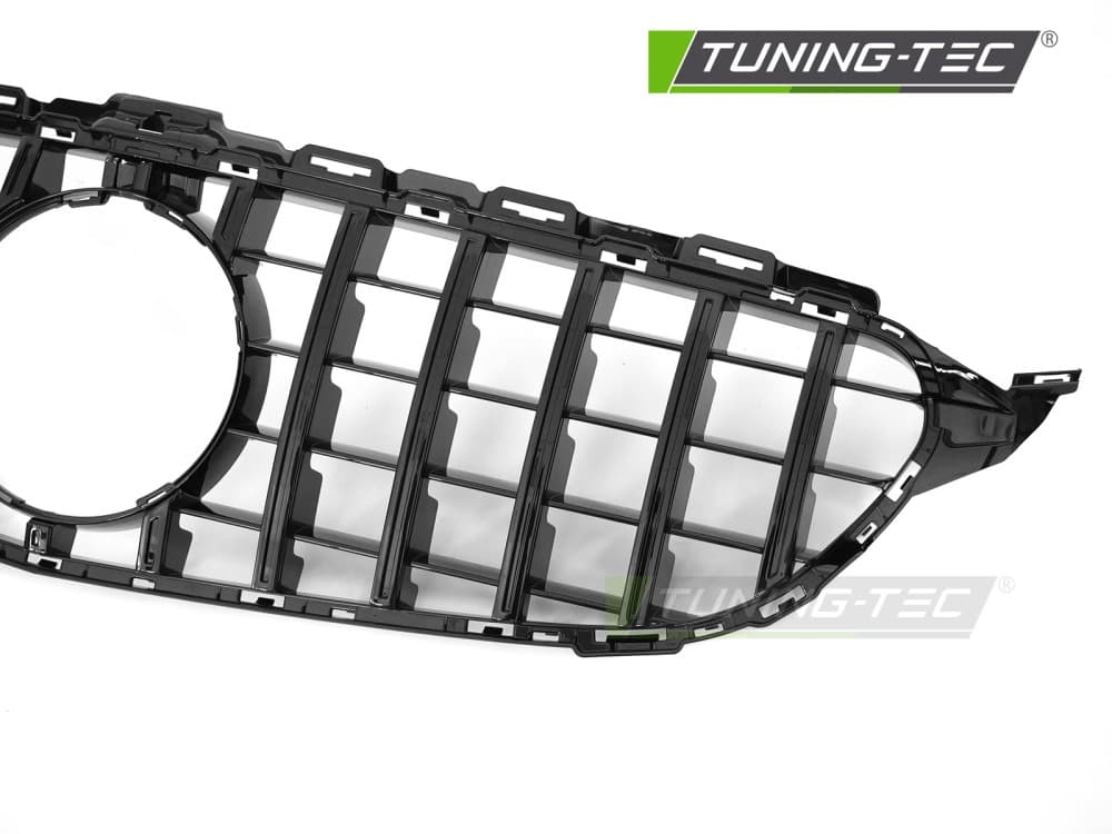 Predná maska Mercedes C-Trieda W205 14-21 / S205 14-21 / C205 15-23 / A205 16-23 GT Style Glossy Black – náhľad 3