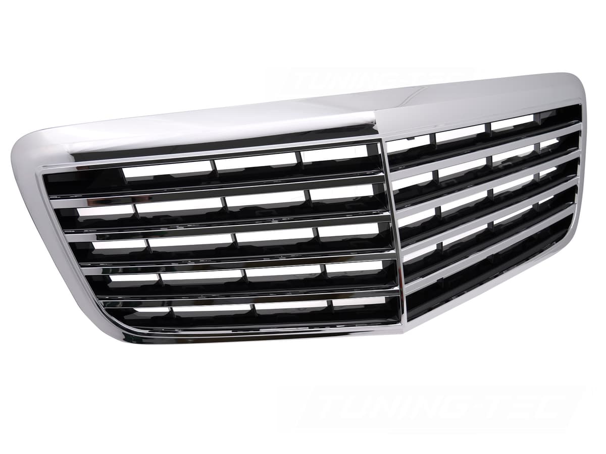 Predná maska Mercedes E-Klasa W211 / S211 06-09 Chrome Black