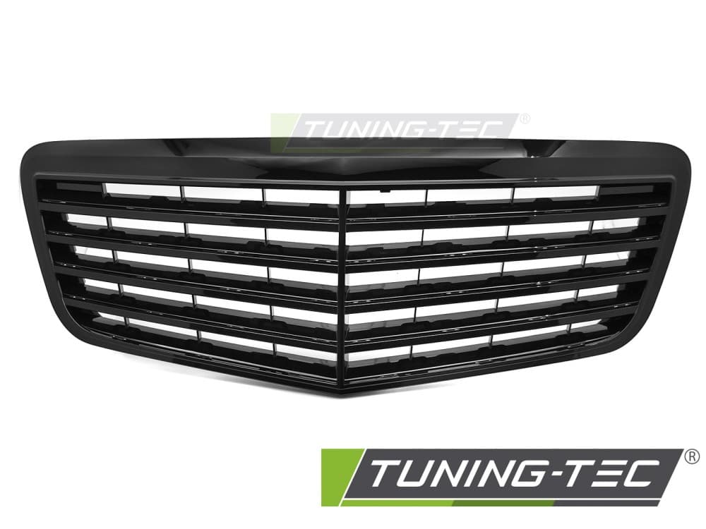 Predná maska Mercedes E trieda W211 / S211 06-09 Glossy Black – náhľad 2