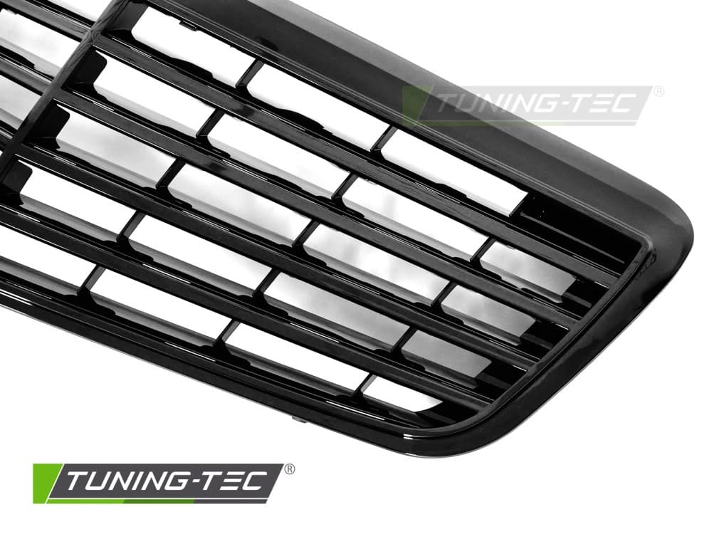 Predná maska Mercedes E trieda W211 / S211 06-09 Glossy Black – náhľad 3
