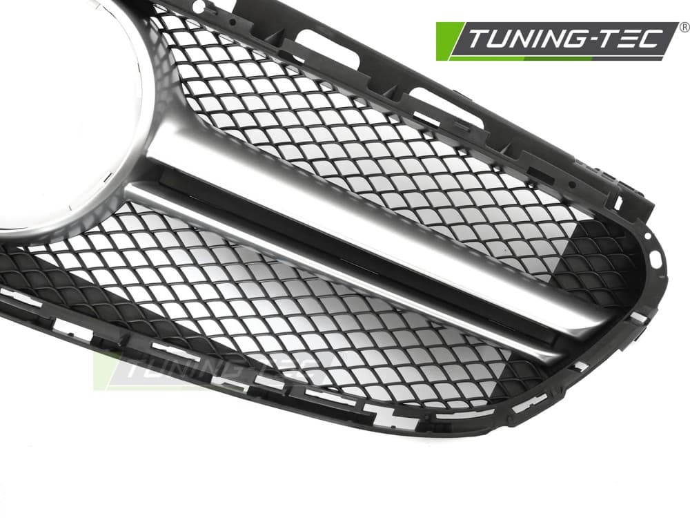 Predná maska Mercedes E trieda W212 / S212 13-16 Black-Silver – náhľad 3