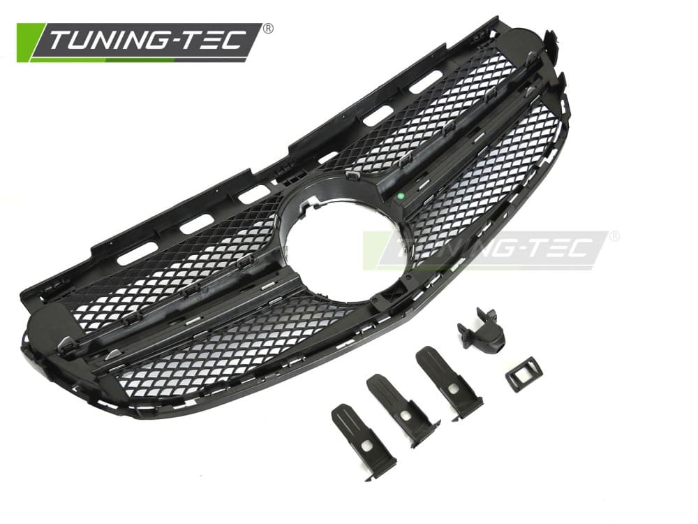 Predná maska Mercedes E trieda W212 / S212 13-16 Black-Silver – náhľad 4