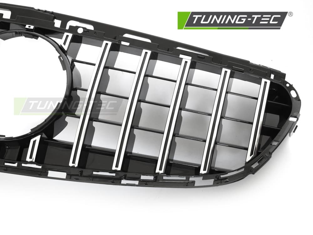 Predná maska Mercedes E trieda W212 / S212 13-16 GT Style Chrome Black – náhľad 3