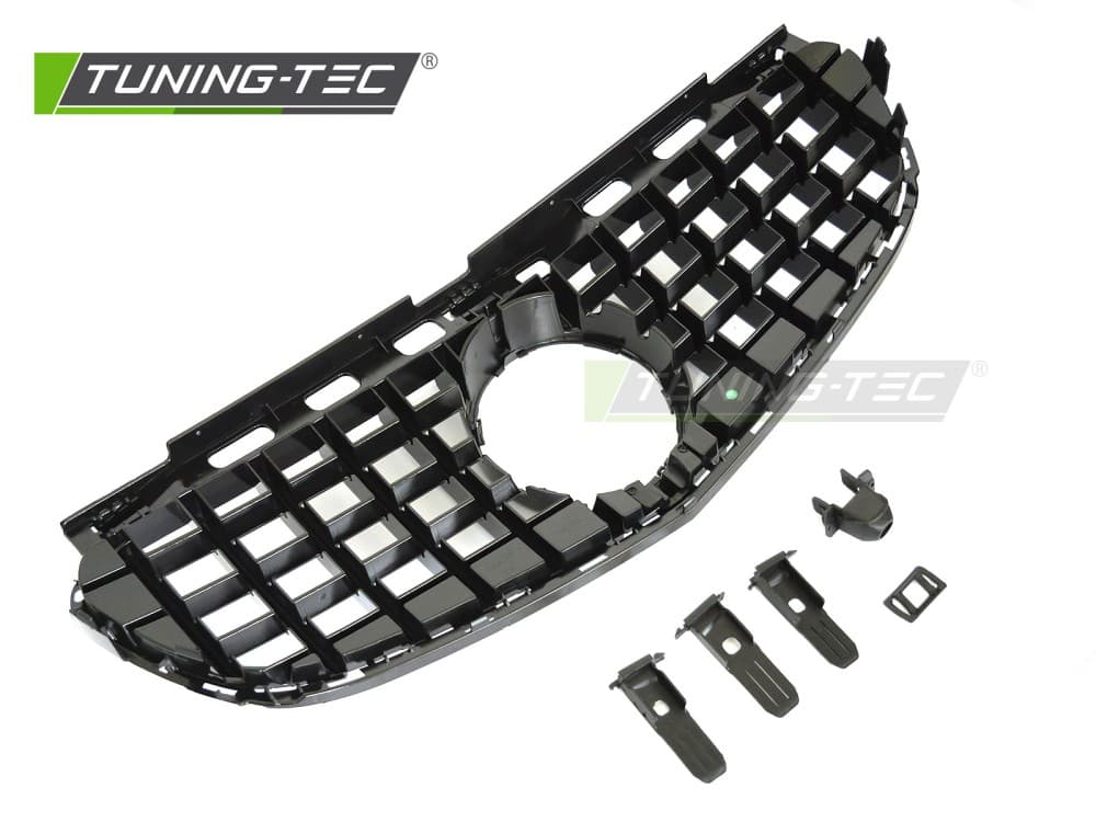 Predná maska Mercedes E trieda W212 / S212 13-16 GT Style Chrome Black – náhľad 4
