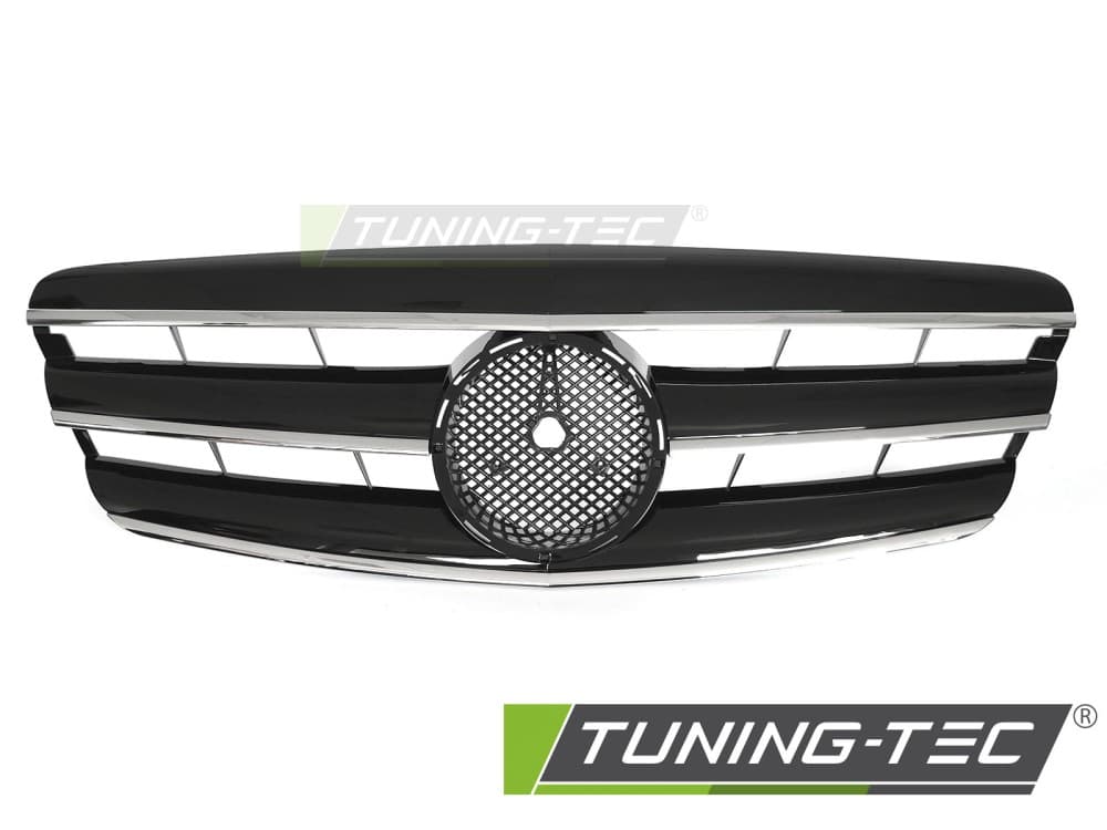 Predná maska Mercedes S trieda W221 05-09 GT Style Black Chrome – náhľad 2
