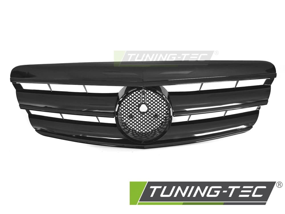 Predná maska Mercedes W221 05-09 GT Style Glossy Black – náhľad 2