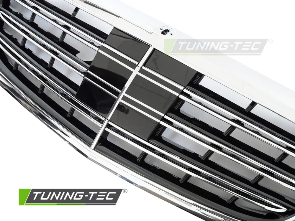 Predná maska Mercedes S trieda W222 13-17 Black-Chrome – náhľad 3