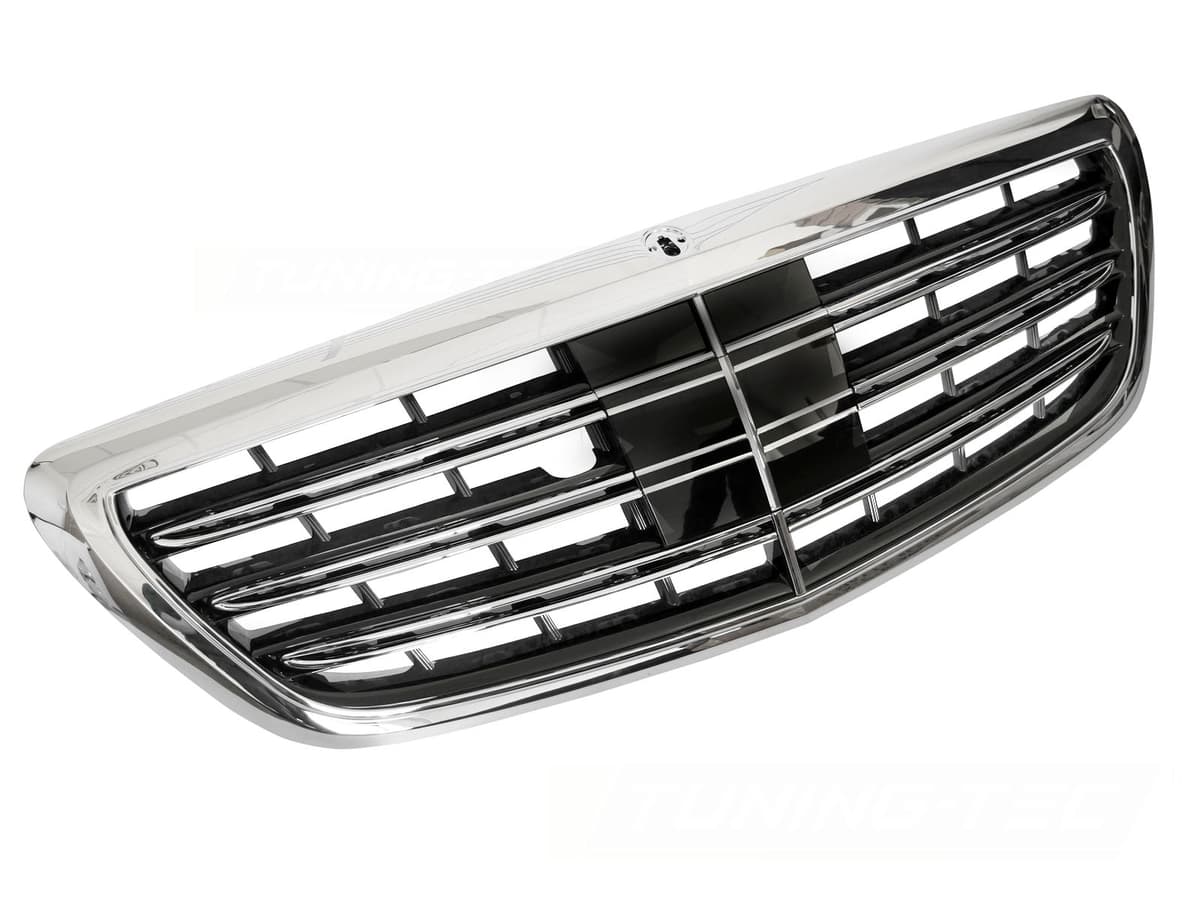 Predná maska Mercedes S-Klasa W222 13-17 Black-Chrome