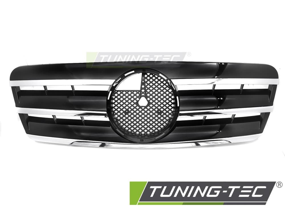 Predná maska Mercedes CLK W208 96-02 CL Style Black-Chrome – náhľad 2