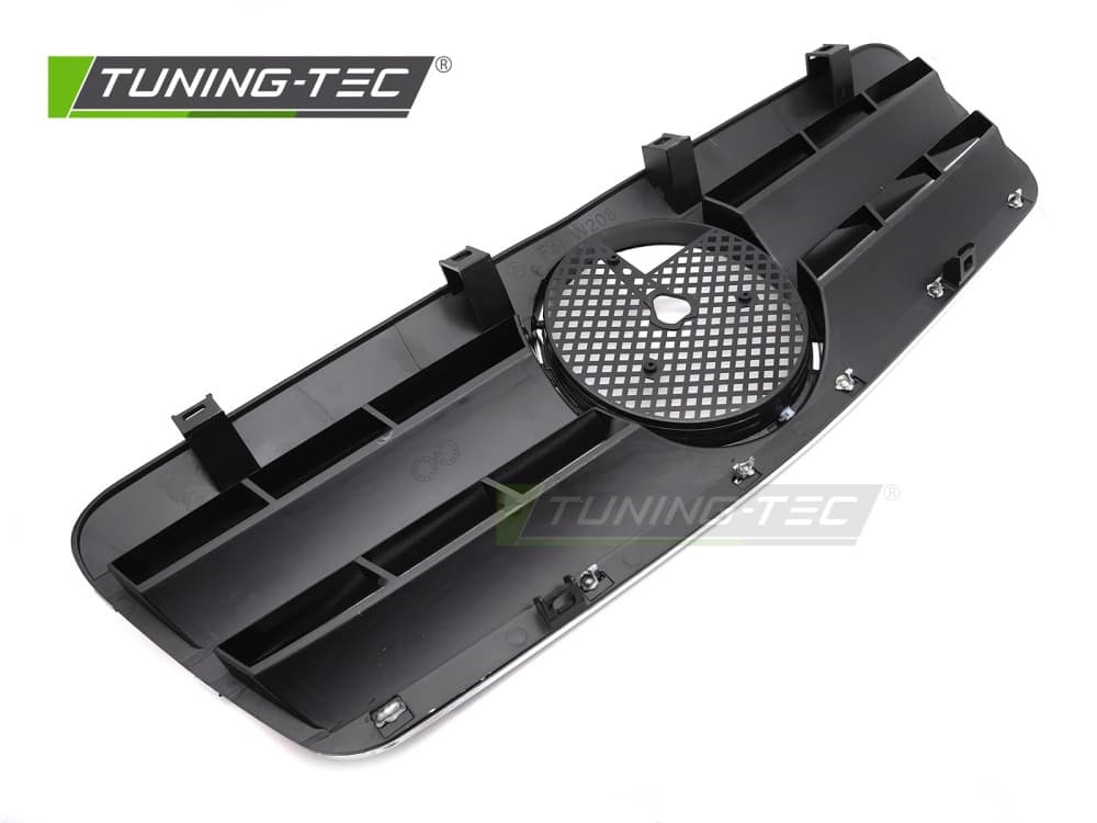 Predná maska Mercedes CLK W208 96-02 CL Style Black-Chrome – náhľad 4