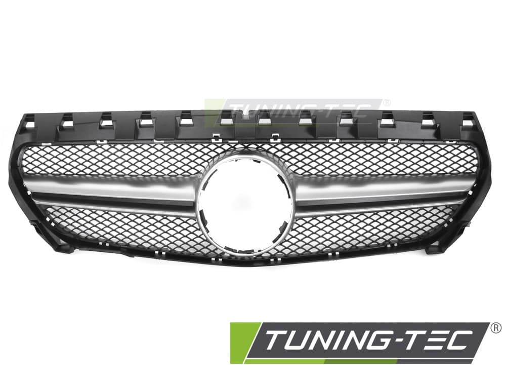 Predná maska Mercedes CLA W117 13-19 Black-Silver – náhľad 2