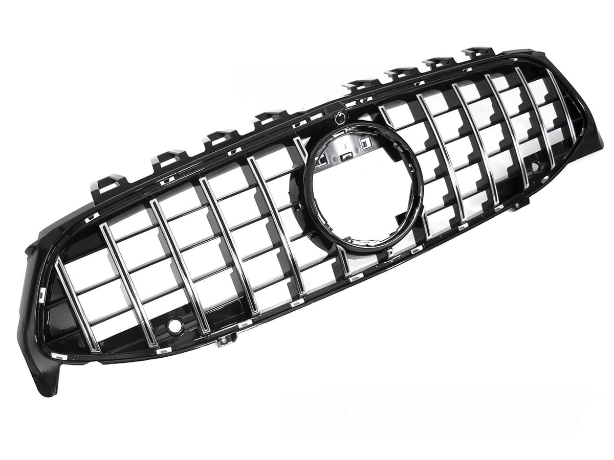 Predná maska Mercedes CLA W118 19-23 GT Style Black-Chrome