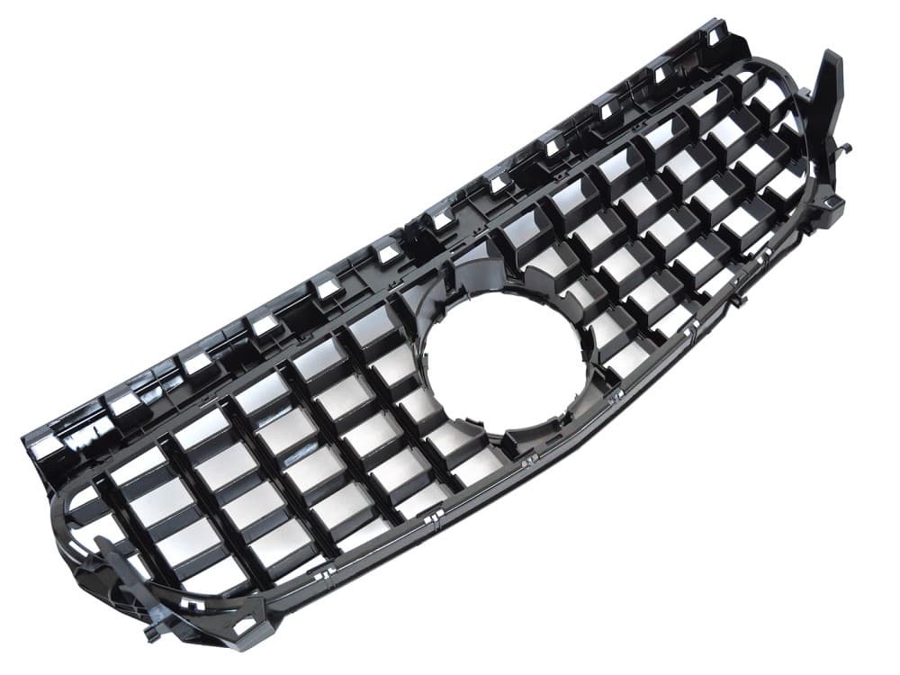 Predná maska Mercedes CLA W117 13-19 GT Style Black-Chrome – náhľad 4