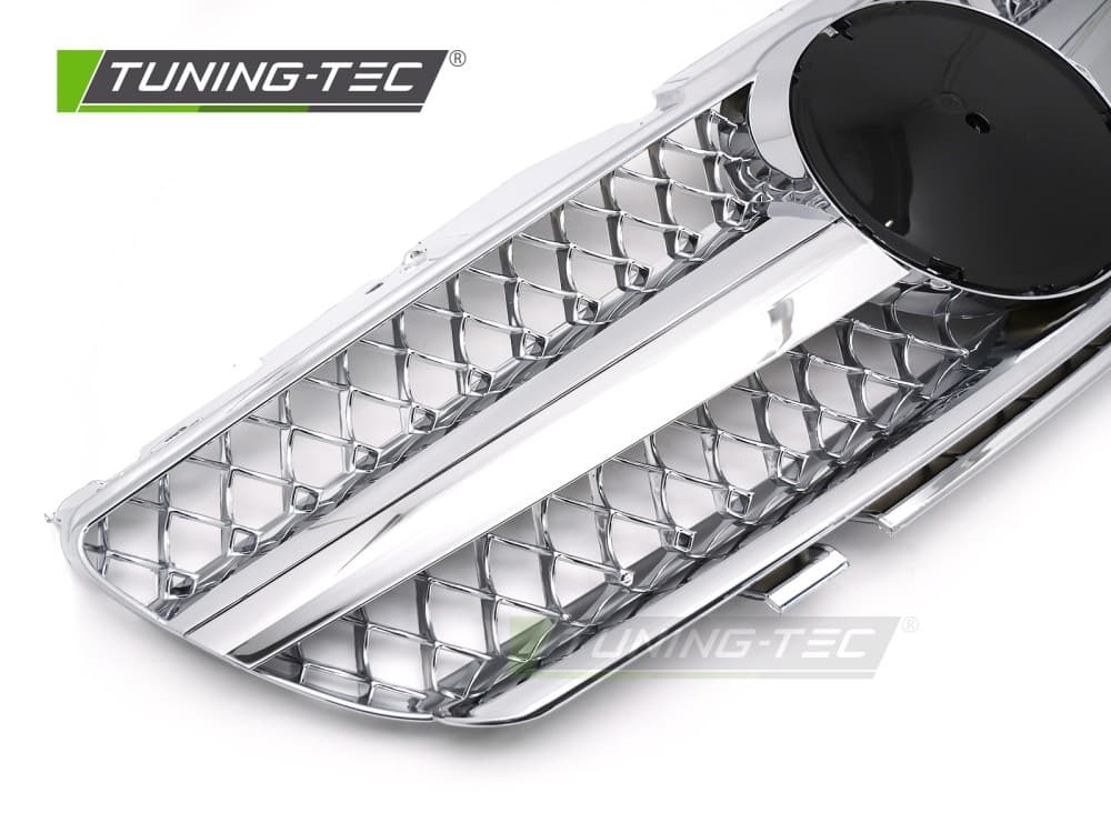 Predná maska Mercedes SL R230 01-06 Sport Chrome – náhľad 3