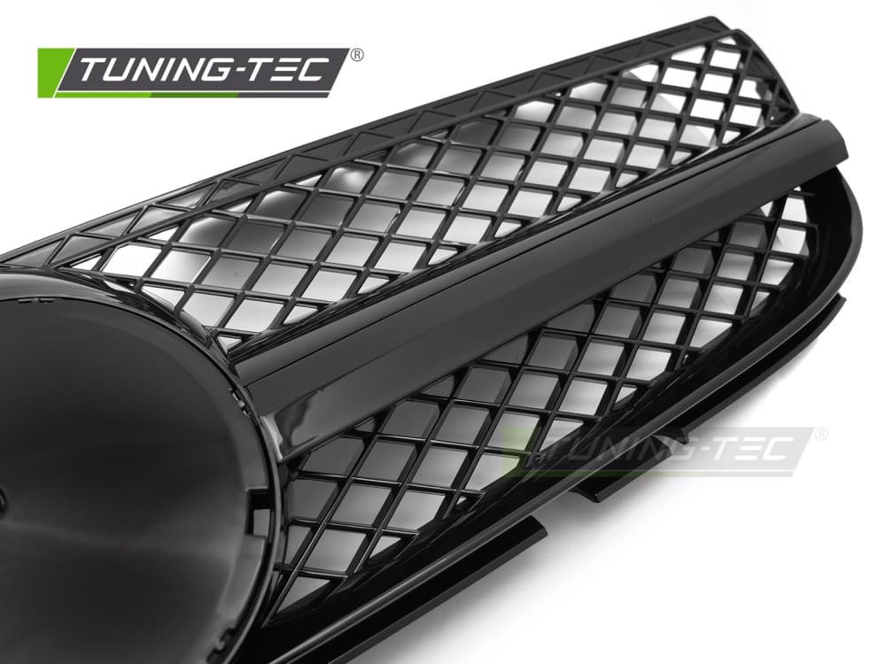 Predná maska Mercedes SL R230 06-08 Sport Glossy Black – náhľad 3