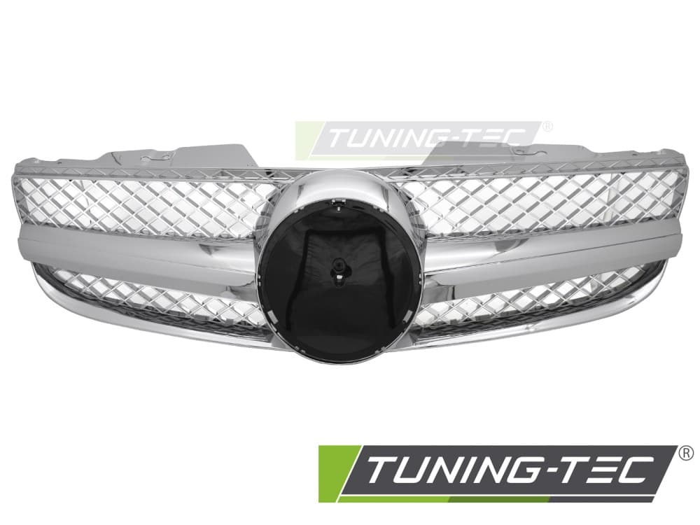Predná maska Mercedes SL R230 06-08 Sport Chrome – náhľad 2