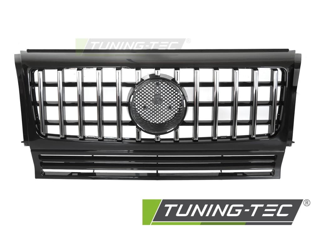 Predná maska Mercedes G-Trieda W463 90-12 Sport W464 Look Chrome Black – náhľad 2