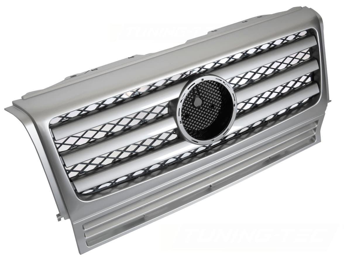 Predná maska Mercedes G-Class W463 90-12 CL Style Silver