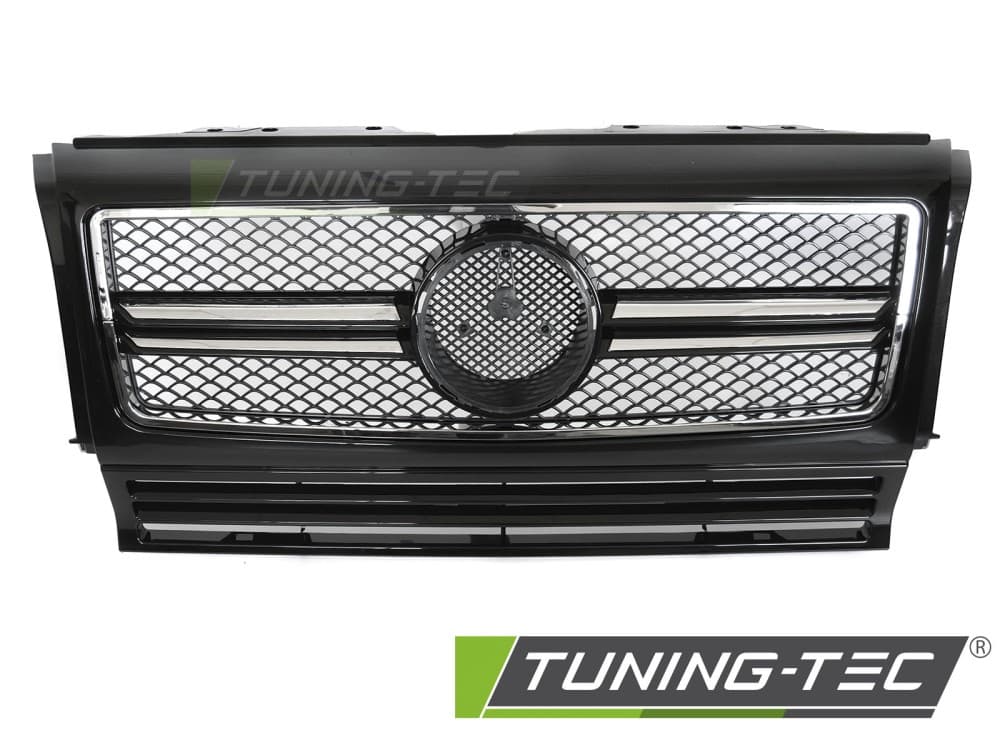 Predná maska Mercedes G trieda W463 90-12 SL Style Black Chrome – náhľad 2