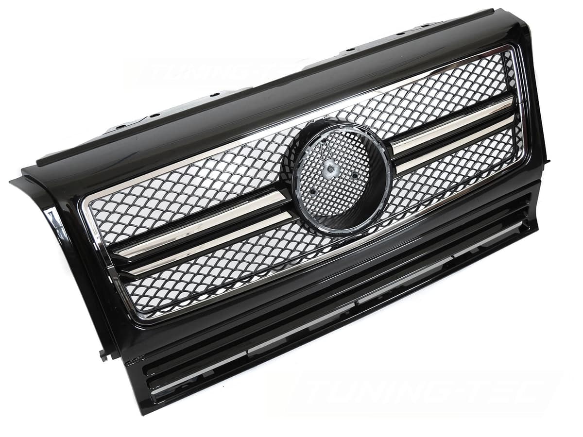 Predná maska Mercedes G trieda W463 90-12 SL Style Black Chrome