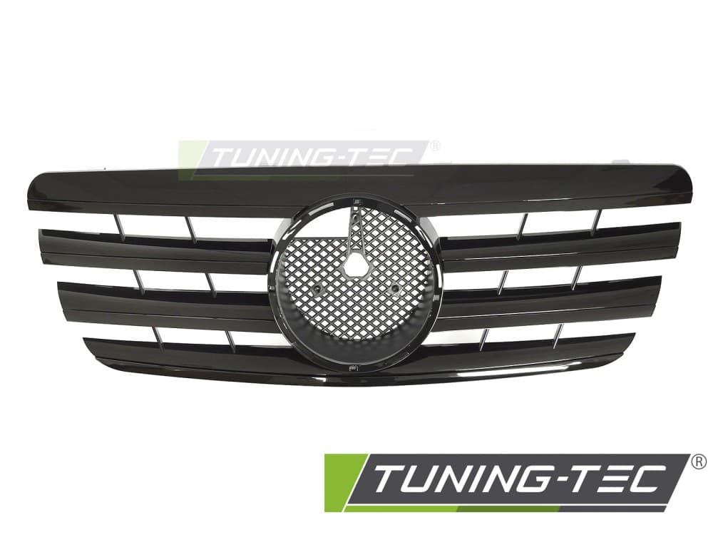 Predná maska Mercedes W210 / S210 99-02 CL Style Glossy Black – náhľad 2