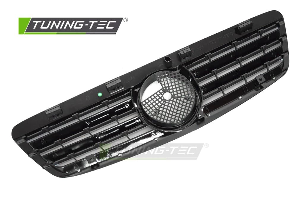 Predná maska Mercedes S-Class W220 98-02 CL Style Chrome Black – náhľad 4