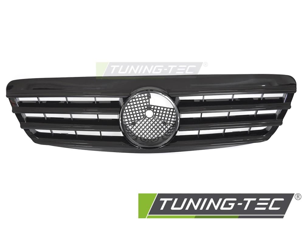 Predná maska Mercedes S-Class W220 98-02 CL Style Glossy Black – náhľad 2