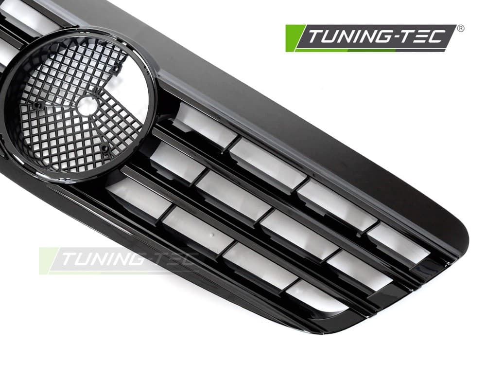 Predná maska Mercedes S-Class W220 98-02 CL Style Glossy Black – náhľad 3