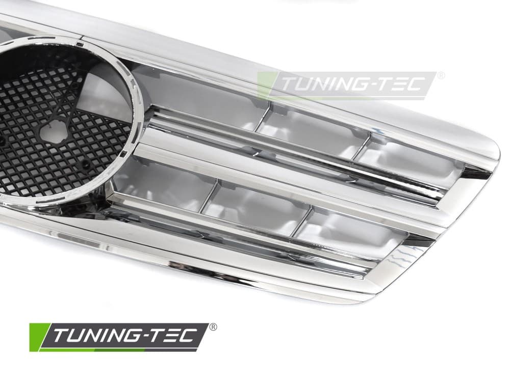Predná maska Mercedes S-Class W220 02-05 CL Style Chrome – náhľad 3