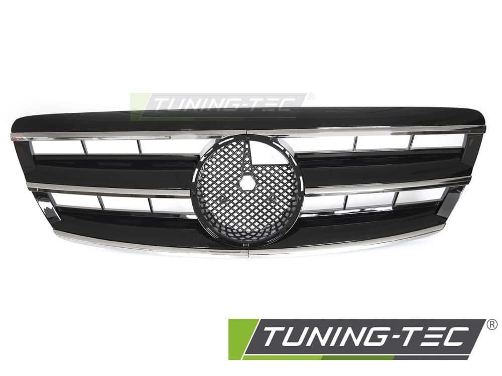 Predná maska Mercedes S-Class W220 02-05 CL Style Chrome Black – náhľad 2